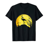 Spooky Animal Halloween Flamingo T-Shirt