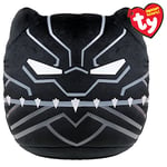 Ty - Marvel Squish a boos - Coussin Black Panther 20 cm - Noir - TY39250 - Dès 3 Ans