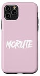 Coque pour iPhone 11 Pro Morute Aesthetic Poupée effrayante + Mignon Horreur Goth Dents