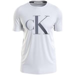 T-shirt Calvin Klein Jeans  T Shirt Homme Calvin Klein Ref 56881 YAF Blanc