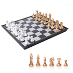 NINI Foldable Magnetic Chess, High Impact Plastic Material, Children's Portable Fun Early Education Teaching Aids, Adult Home Travel And Leisure Games,M