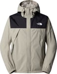 The North Face Men's Antora Jacket Clay Grey/TNF Black, XXL