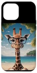 Coque pour iPhone 15 Pro Max Summer Smiles : Funny Giraffe Edition