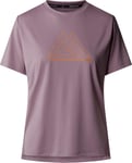 The North Face Women's Mountain Athletics Flex T-Shirt Purple Chalk, M