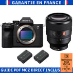 Sony A7R V + FE 50mm f/1.2 GM + 2 Sony NP-FZ100 + Guide PDF MCZ DIRECT '20 TECHNIQUES POUR RÉUSSIR VOS PHOTOS