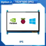 Écran Tactile Raspberry Pi 4 LCD TFT Compatible HDMI pour Orange Pi 5 Plus 3B RPI 4B 3B + PC Windows AIDA64,7 Pouces - Type IPS