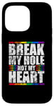 iPhone 14 Pro Max Break My Hole Not My Heart Funny Gay idea Case