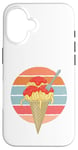 Coque pour iPhone 16 Spaghetti glaces cornet marinara fourchette nourriture