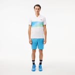 Short Lacoste Tennis x Daniil Medvedev Taille M Bleu/blanc