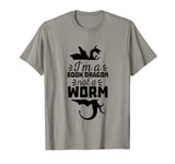 Reading Kids Funny Book Dragon Not Bookworm T-Shirt