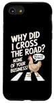 Coque pour iPhone SE (2020) / 7 / 8 Chicken Why Did I Cross The Road Aucune de vos affaires