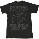 T-shirt Led Zeppelin  USA 77