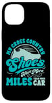 Coque pour iPhone 14 Plus Mes chaussures de cross-country ont plus de milles pour