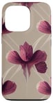 iPhone 13 Pro Purple Blossoms with Elegant Floral Motifs Case