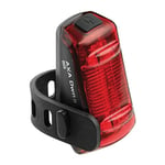 AXA Dwn Rear - Lampe Vélo - Feu Arrière - Rechargeable par USB - Montage Facile - Lumière LED - Visible à 300m Rouge