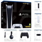 Console de jeu - Sony - Playstation 5 Digital Edition - Pack complet - Noir - PS5