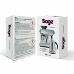 Sage Descaler Powder BES007/SES007, Pack of 4x25g Packets for Espresso Machine