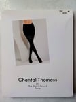 CHANTAL THOMASS COLLANT OPAQUE LIGNES GRAPHIQUES TAILLE 4  NOIR REF TT6490