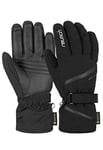 Reusch Gants Alexa GTX pour Femme, Noir/Argent, 6,5