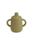 Nuuroo Aiko silicone cup with sippy - Olive Green