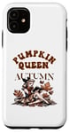 Coque pour iPhone 11 2024 Automne Mignon Reine Citrouille Rétro Pin Up Girl