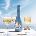 Tuscanini Sparkling Moscato Grape Juice - Non Alcoholic Sparkling Juice | Bright, Sweet, Aromas Of Pears, Juicy Ripe Peaches | Elegant Champagne Bottle | Great for Cocktails