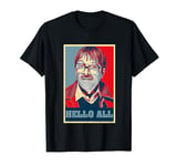 Friday Night Dinner Jim Propaganda Icon Hello All UK Comedy T-Shirt