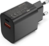 20w Usb C Chargeur, Rapide Chargeur Alimentation Pd Qc 3.0 Chargeur Rapide Chargeur Mural Connecteur Usb Pour Phone 15 14 13 12 Series Ipad Samsung Galaxy S24 S23 S22 S21 Téléphone Android