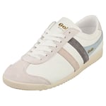 Gola Bullet Trident Womens White Blue Fashion Trainers - 3 UK