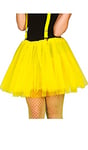 FIESTAS GUIRCA | Tutu Jaune pour Femme (Taille Unique) - Accessoire de Costume Textile pour Halloween, Carnaval et Fêtes à Thème - Idéal pour Costumes de Danseuse, Ange, Mariée et Plus - Jaune