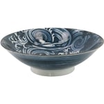 Tokyo Design Studio Japonism Menbachi Bowl 25.2x7.7cm Crane Black