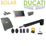 Kit Motorisation - DUCATI HOME-AUTOMATION HC812-400 SOLAR MONO - AUTOMATISME DE PORTAIL - Max 1 vantail de 3,5m de long max 350kg