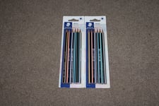 STAEDTLER Noris HB Pencils Graphite Drawing Writing Art 2x Pack of 6 (12 Pack)