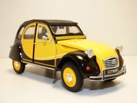 CITROEN 2CV CHARLESTON jaune & noir 1/24