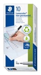 STAEDTLER 315-9 Lumocolor Non-Permanent Pen, Medium Line Width, 1.0mm - Black (B