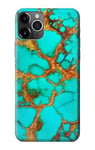 Aqua Copper Turquoise Gemstone Graphic Printed Case Cover For iPhone 11 Pro