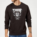 Sweat Homme Marvel - Thor Ragnarok - Triangle Asgardien - Noir - L - Noir