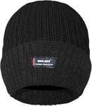 RockJock Mens Thinsulate Lined Insulated Winter Thermal Ski Beanie Hat Mens Warm