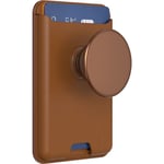 Porte Cartes Popsockets Popwallet Compatible Magsafe Cognac