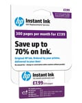 HP Instant Ink Replacement Service 1st Month Enrolment Card Worth £7.99 