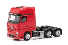 herpa modèle réduit Camion Mercedes-Benz Actros L Gigaspace Tracteur 3 essieux (6x4), Miniature à l'échelle 1:87, pièce de Collection, fabriqué en Allemagne, Plastique