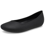 Crocs Women's Brooklyn Flat Ballet, Black, 5 UK