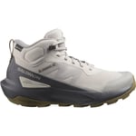 Salomon Women's Elixir Activ Mid GORE-TEX Silver Cloud/Nine Iron/Gothic Olive, Silver Cloud / Nine Iron / Gothic Olive, 38 2/3