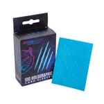 Card Sleeves Standard Holographic "Starfield" Vega Light Blue 66×91mm (100) (Prismatic Defender)