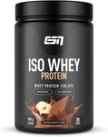 ESN Iso Whey Isolate Protein Powder, Hazelnut Nougat, 908 G - Muscle Building an
