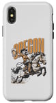 Coque pour iPhone X/XS Oregon Rodeo Girl Beer Horse Cowgirl