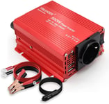 Convertisseur 500W 12V 220V Convertisseur De Tension Double Usb Power Inverter Dc 12V Ac 230V, Onduleur Transformateur Avec Allume Cigare Prise Electrique