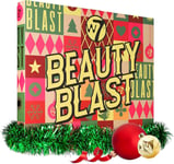 W7 Beauty Blast Advent Calendar 2024-24 Individually Boxed, Makeup & Cosmetic -