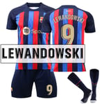 22 Barcelona tröja hemma NR. 9 levan jersey set #20