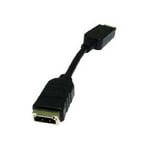 15cm Xclio Display Port 1.4b Male to HDMI Female Cable Adaptor Black        